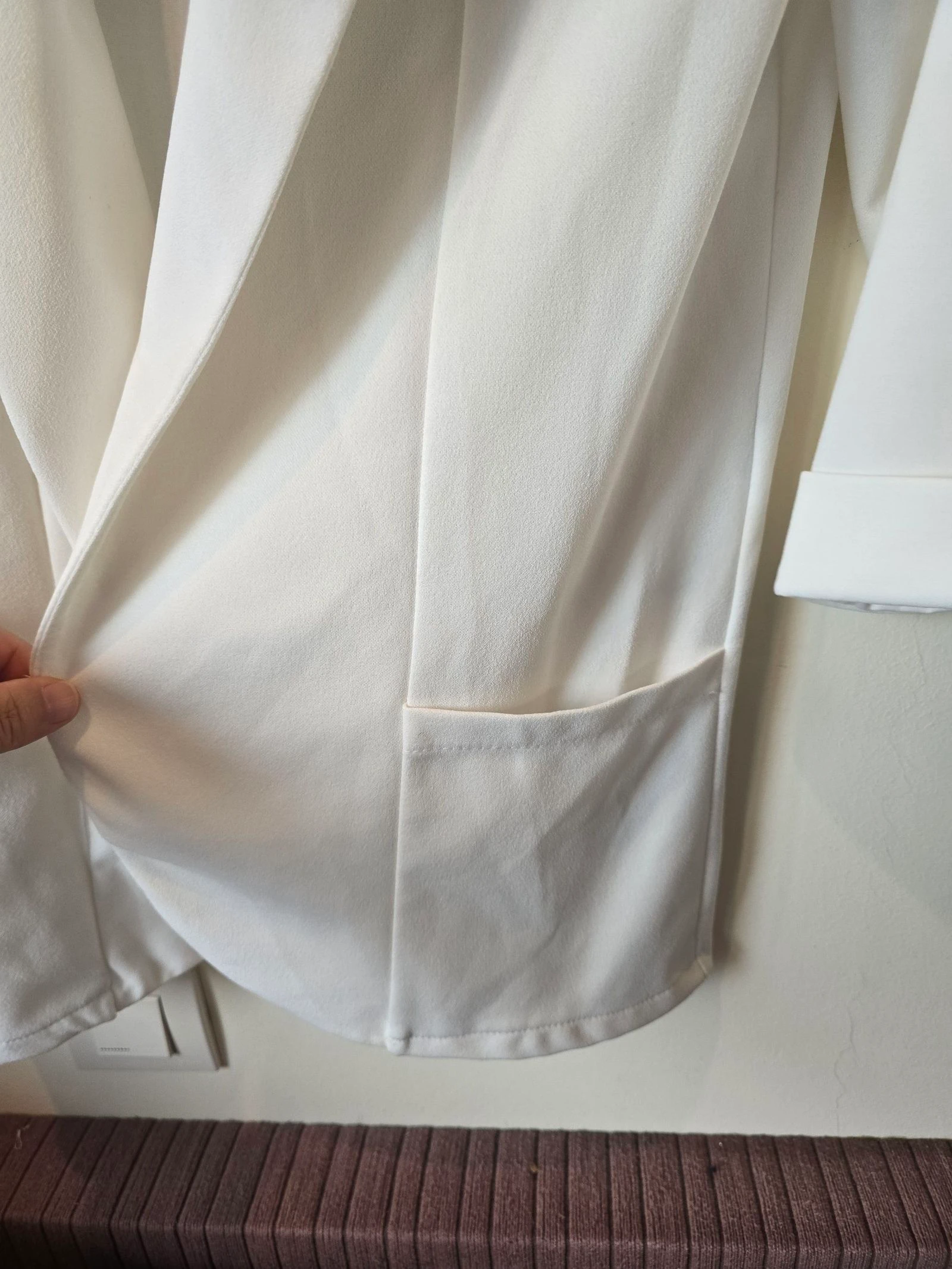 White blazer by New Collection -size s/m- perfect condition. – photo 4